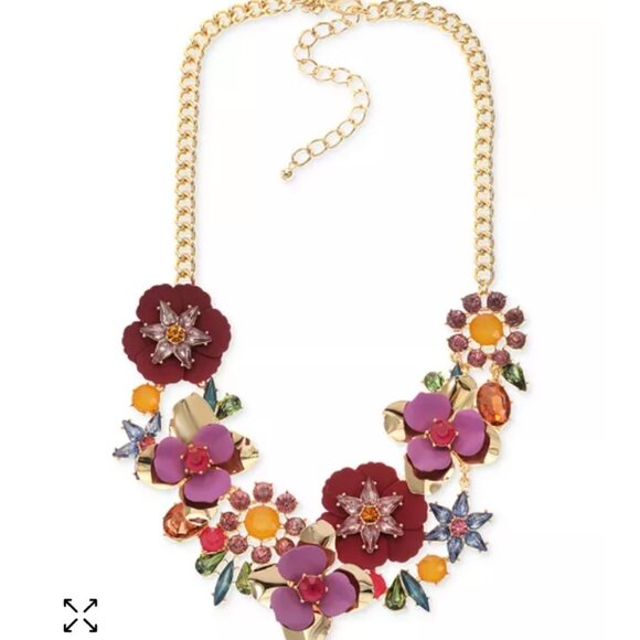 INC Floral Necklace (Macy's) - Picture 1 of 2